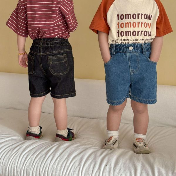 永不退流行牛仔五分短褲 