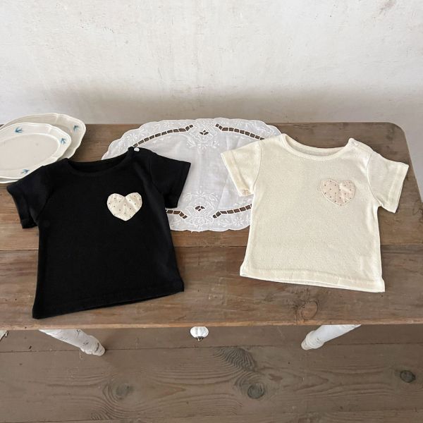 呼吸棉拼色愛心兩件式套裝 