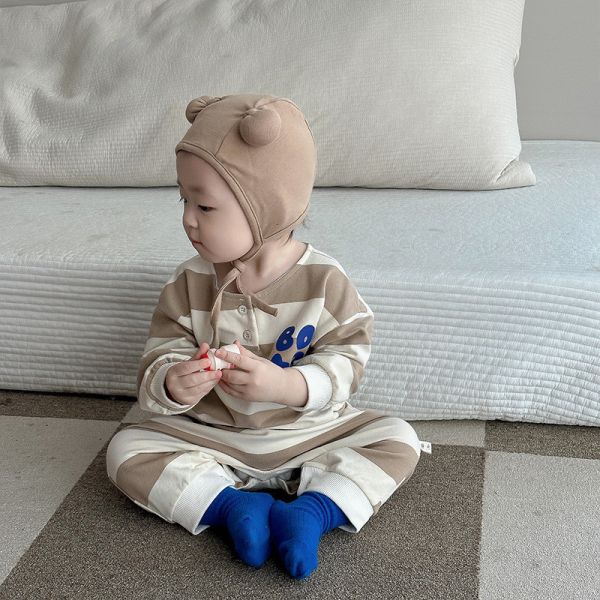 Bonbon條紋連身裝 