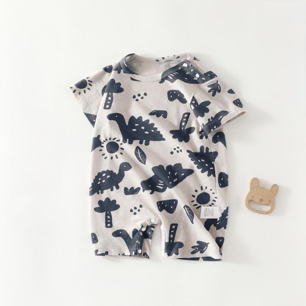 牛奶棉夏季親膚彈力連身裝 