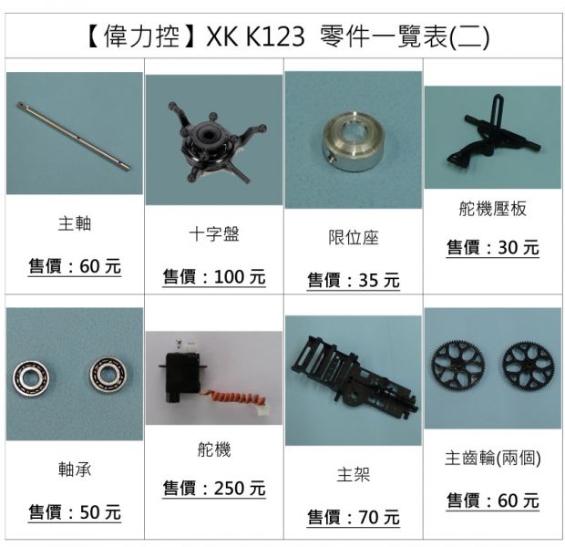 【偉力控】XK K123 限位座 