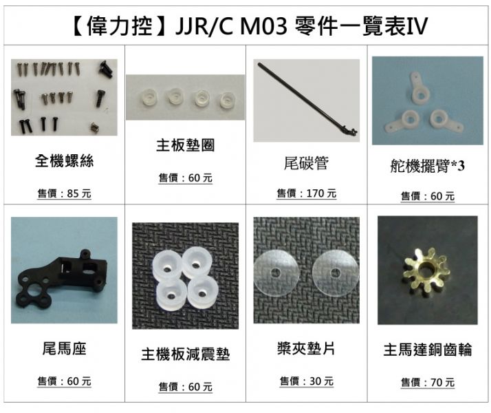 【偉力控】JJRC JJR/C M03  主軸 