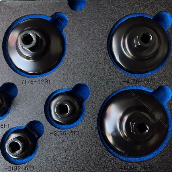 9Pcs 碗型機油芯扳手組 BOXO 機油芯套筒 扳手 車用