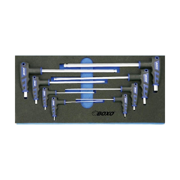  8Pcs 1/2" 雙頭T把六角扳手組 