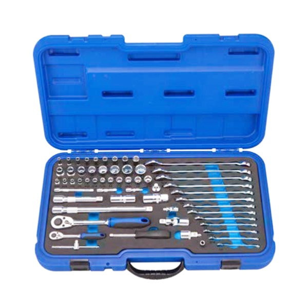 58 Pcs 1/4"&1/2"英制套筒扳手組 (6PT/12PT) 套裝工具,赫杰國際,台灣製,MIT,高品質,手工具,台中,豐原,大甲,BOXO,BX14122058S,英制套筒扳手組