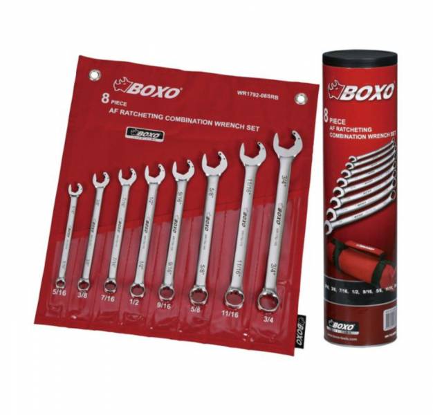 8Pcs 英制棘輪梅開扳手 WR1792-08SRB,8Pcs 英制棘輪梅開扳手,套裝工具,赫杰國際,台灣製,MIT,高品質,手工具,台中,豐原,大甲,BOXO,台灣總代理