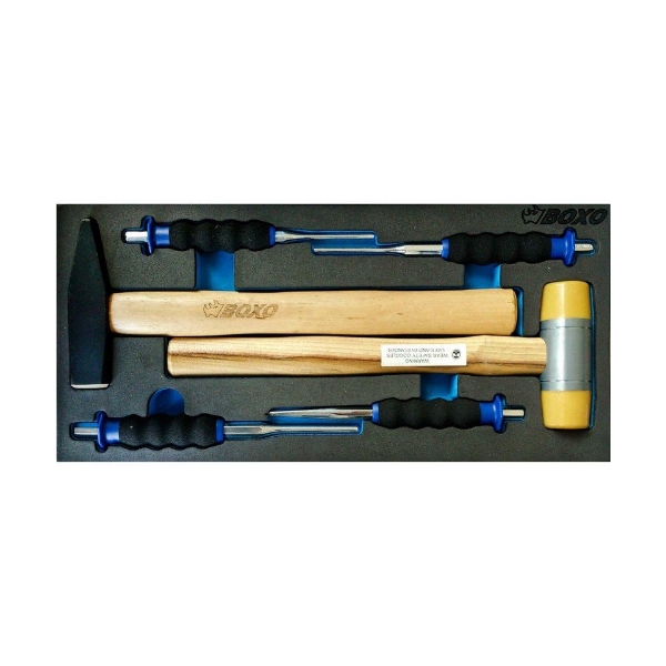 6Pcs 鐵鎚鑿子組 