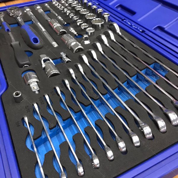 58 Pcs 1/4"&1/2"英制套筒扳手組 (6PT/12PT) 套裝工具,赫杰國際,台灣製,MIT,高品質,手工具,台中,豐原,大甲,BOXO,BX14122058S,英制套筒扳手組