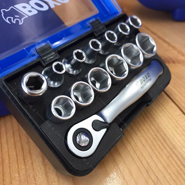 15Pcs 1/4"迷你棘輪套筒-現貨特價中！ BXM20-M15,15Pcs 1/4"迷你棘輪套筒,套裝工具,赫杰國際,台灣製,MIT,高品質,手工具,台中,豐原,大甲,BOXO,台灣總代理