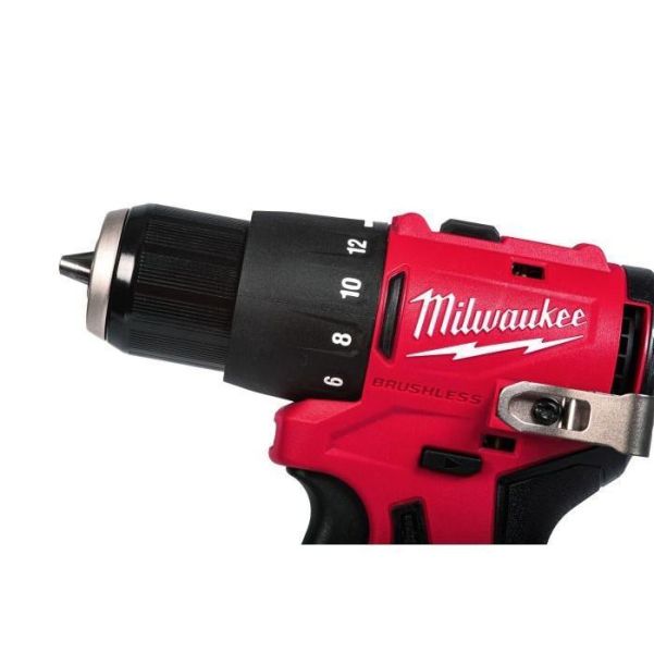【Milwaukee 美沃奇】M12 12V鋰電精銳無碳刷震動電鑽-組套(預購) 美沃奇,Milwaukee,台灣總代理,公司貨,鋰電動工具,M12,12V,M18,18V鋰電,電鑽、震動電鑽、精銳無碳刷,無碳刷震動電鑽,充電器,赫杰國際