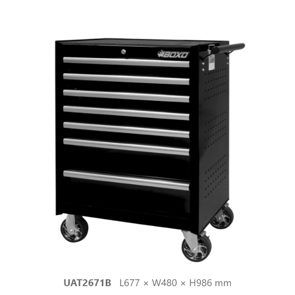 26" 7抽工具櫃收納推車 BOXO,UAT2671B,26" 7抽工具櫃收納推車,台灣製,赫杰BOXO總代理,全台服務,工作室必備收納