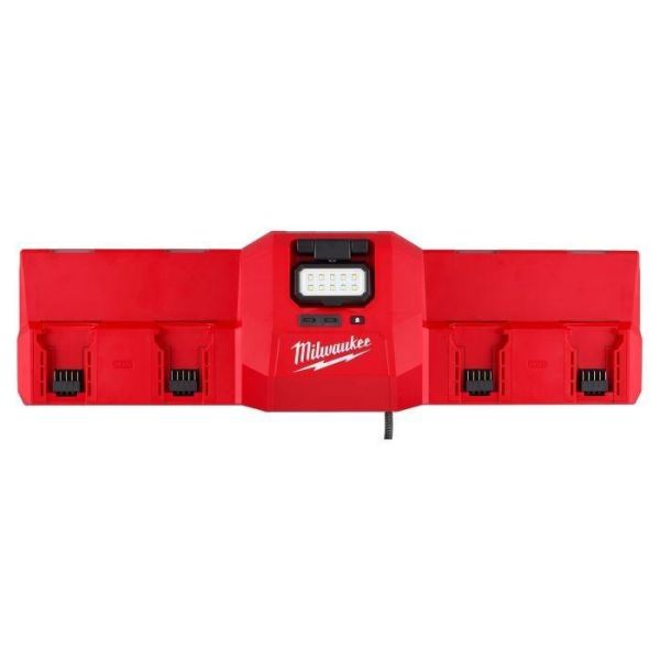 【Milwaukee 美沃奇】M12與M18兩用快速磁吸充電器(預購) 美沃奇,Milwaukee,台灣總代理,公司貨,鋰電動工具,M12,12V,M18,18V鋰電,充電器,赫杰國際