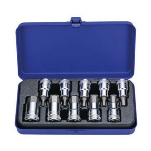 10Pcs 1/2"內六角套筒組 BXM42HB-10,10Pcs 1/2"內六角套筒組,套裝工具,赫杰國際,台灣製,MIT,高品質,手工具,台中,豐原,大甲,BOXO,台灣總代理