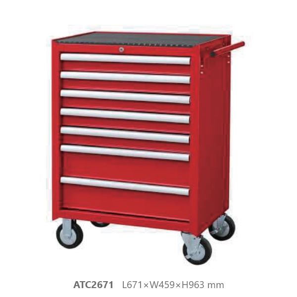 26"經典款7抽工具車 BOXO,TAIWAN,赫杰國際,鋼珠滑軌,工具車,基本款,ATC2671,收納,機車行,工作室