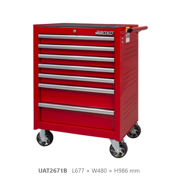 26" 7抽工具櫃收納推車 BOXO,UAT2671B,26" 7抽工具櫃收納推車,台灣製,赫杰BOXO總代理,全台服務,工作室必備收納