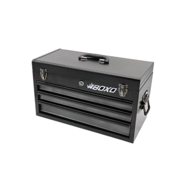 三抽手提鐵製工具箱與工具盤(現貨+預購) BOXO赫杰國際多功能工具組