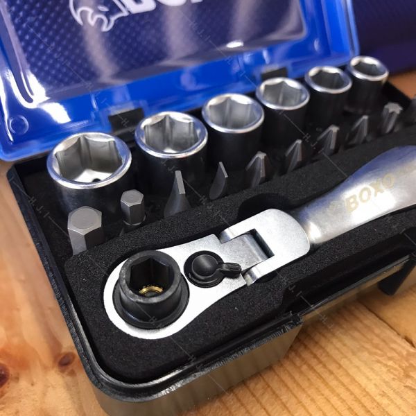 18Pcs 1/4"迷你畢仔套筒棘輪折頭扳手組-現貨特價中 HBS-018PB-1,18Pcs 1/4"迷你畢仔套筒棘輪折頭扳手組,套裝工具,赫杰國際,台灣製,MIT,高品質,手工具,台中,豐原,大甲,BOXO,台灣總代理