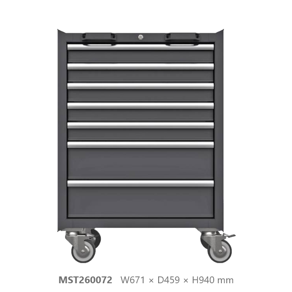 7抽/七抽 工具車 BOXO,MIT,系統櫃,工具車,收納,七抽工具車,MST260072,MST340072,赫杰國際,台中,大甲,豐原,客製化