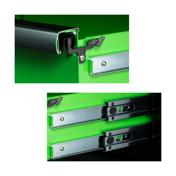 美版 45" 工具車 BOXO,Quick-Lock 防抽屜自動滑出功能,UAT450111,UAC45081,赫杰國際