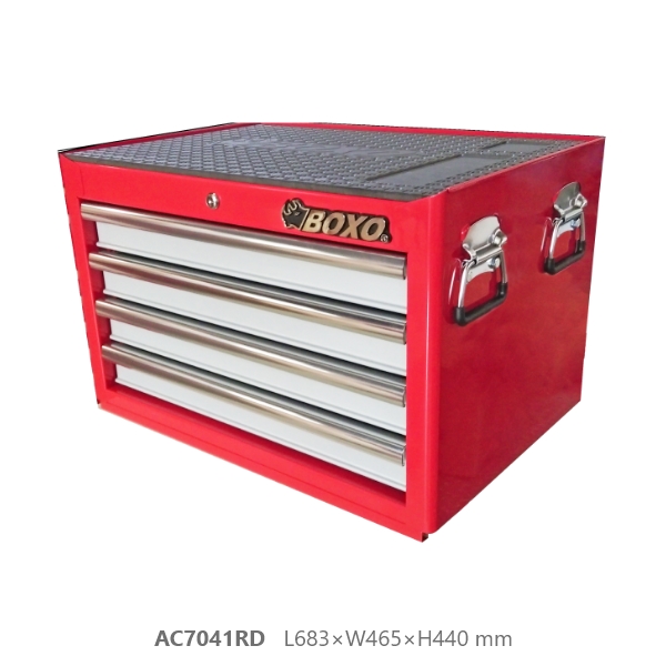26" 工具上箱 AC7041RD,AC70431RD,BOXO,赫杰國際,BOXO,工具上箱,收納,工作室,機車行,工具收納,台灣製,滑軌自動吸附歸位