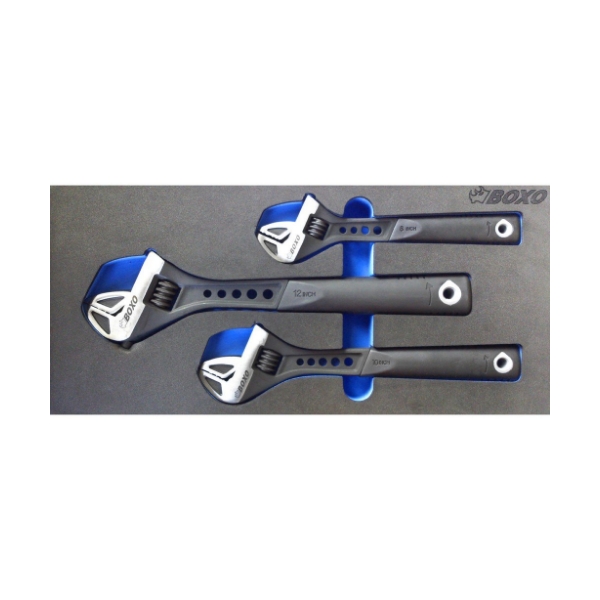 3Pcs 活動扳手組 