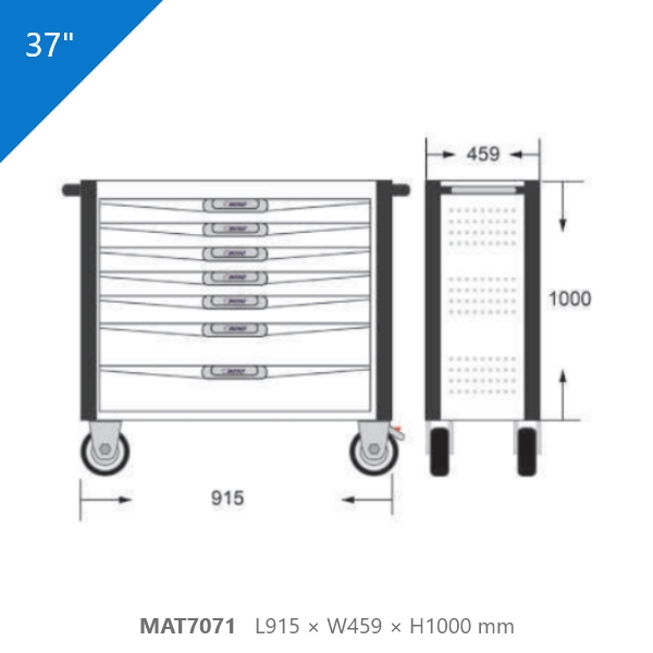 MAT系列 - 工作車 BOXO,專業,工作車,工具車,手工具,收納,推車,職人,工具,MAT7071,MAT37071,MAT7450141,MAT74502071,,工作室