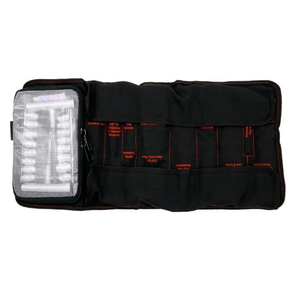 40Pcs 摩托車卷袋工具組 赫杰國際,機車,手工具,工具捲,隨身攜帶,方便,PA923,摩托車,維修,技師必備,套筒,驅動,胎壓表,扳手,MIT,台灣製
