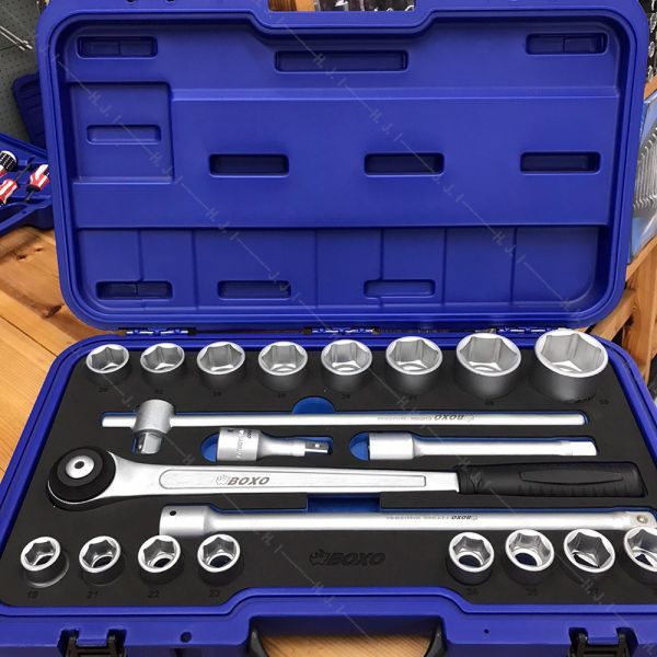 3/4" 21Pcs 棘輪套筒滑桿組 BX340021,3/4" 21Pcs 棘輪套筒滑桿組,套裝工具,赫杰國際,台灣製,MIT,高品質,手工具,台中,豐原,大甲