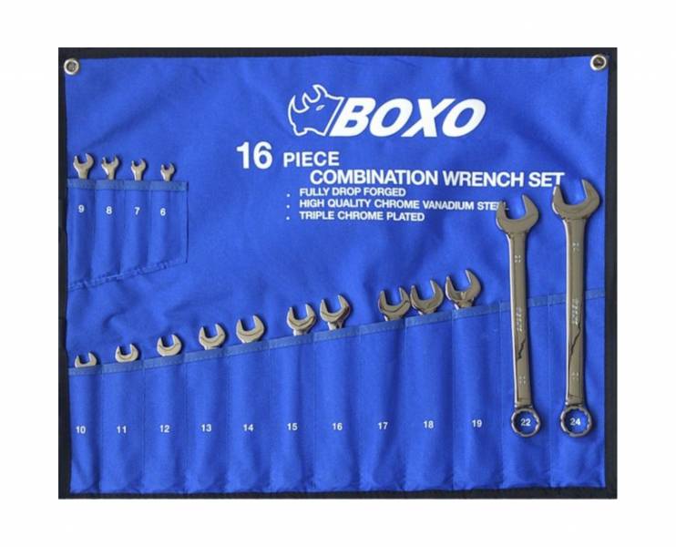 16Pcs 梅開扳手 WR7612-16B,16Pcs 梅開扳手,套裝工具,赫杰國際,台灣製,MIT,高品質,手工具,台中,豐原,大甲,BOXO,台灣總代理