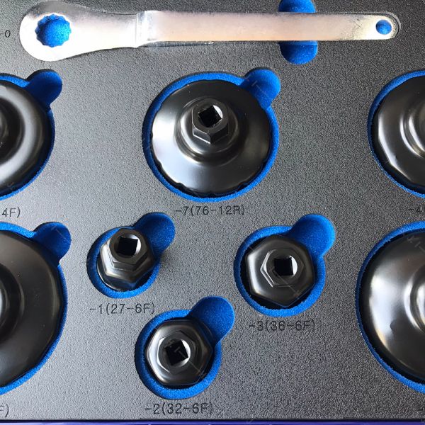 9Pcs 碗型機油芯扳手組 BOXO 機油芯套筒 扳手 車用