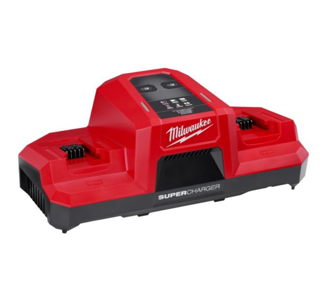 M18雙口超級充電器 美沃奇,Milwaukee,台灣總代理,公司貨,鋰電動工具,M12,12V,M18,18V鋰電,充電器,赫杰國際