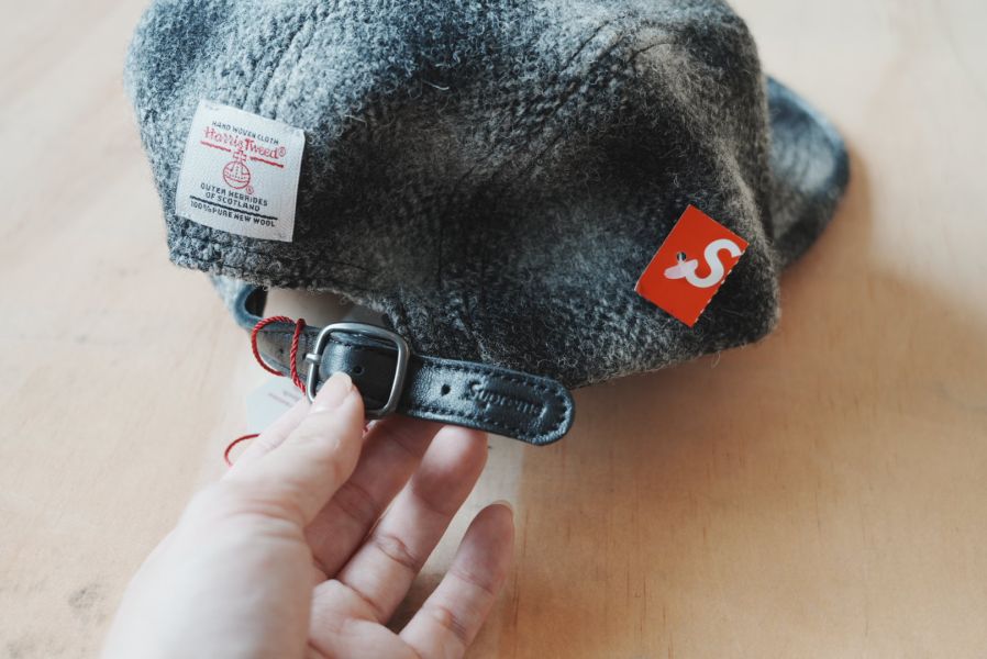 SUPREME 格紋羊毛帽 