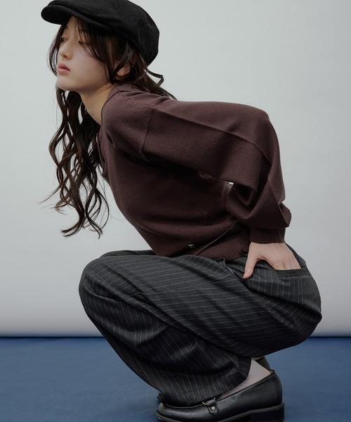 彈性針織兩件式套裝 