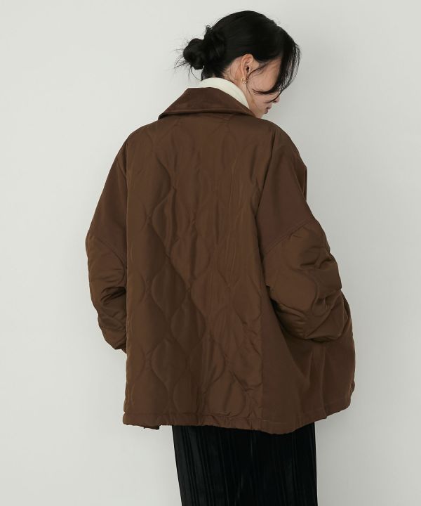 軍裝絎縫短外套 