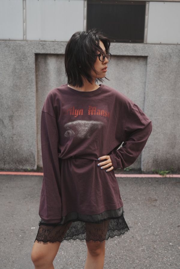 Marilyn Manson 蕾絲下擺 one piece 