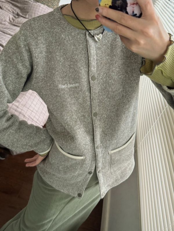 MONT-BELL 排扣圓領外套 