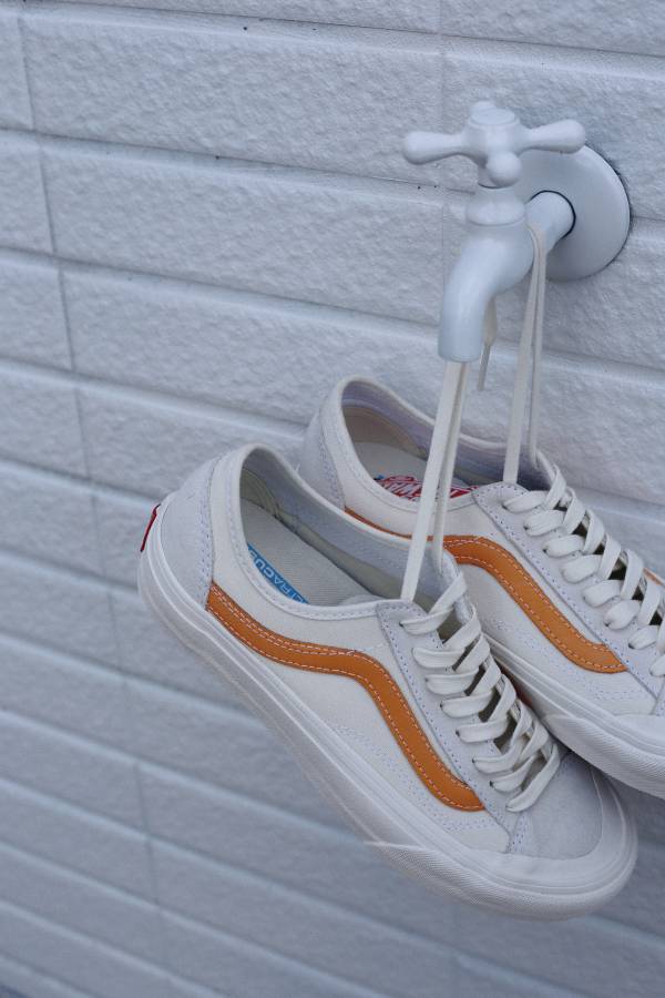 VANS STYLE36 DECON 藍/橘線 