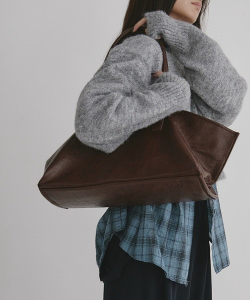 皮革子母手提包 