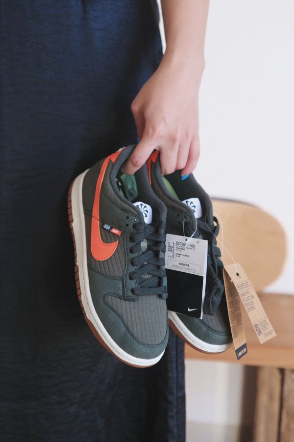 NIKE DUNK LOW TOASTY SEQUOIA 軍綠橘勾 