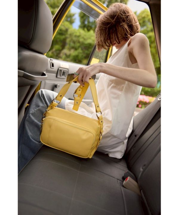 2way多夾層扣環方包 