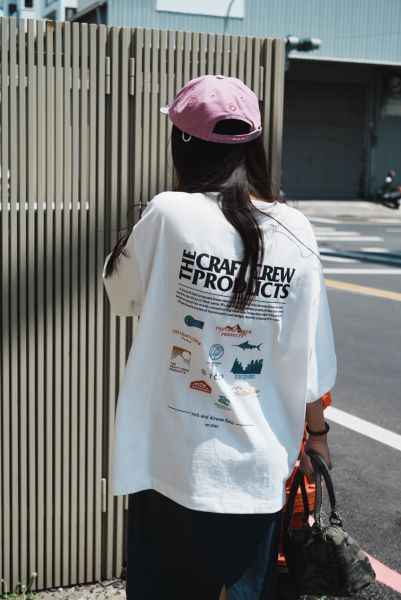 中厚磅標誌短T 