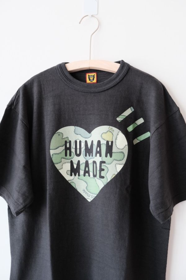 HUMAN MADE x KAWS GRAPHICS TEE 迷彩愛心T 