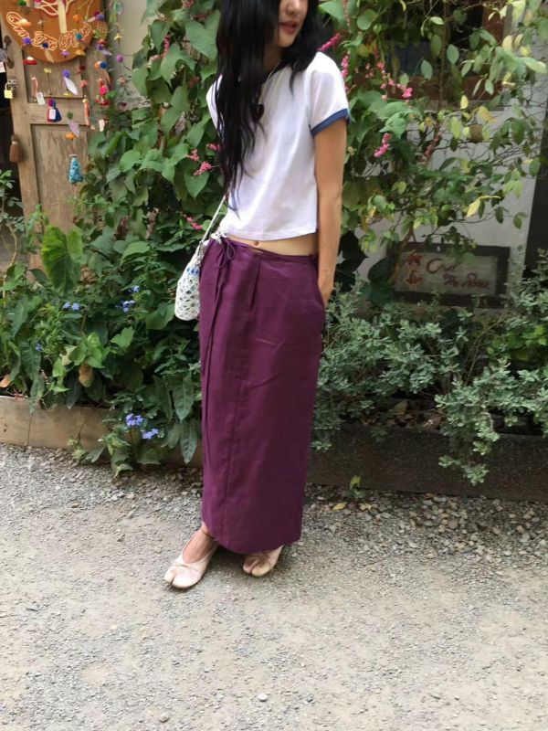 滾邊燙印小短T 