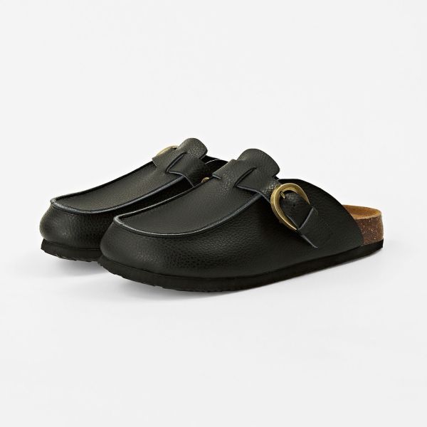 IYSO 真皮半拖鞋 