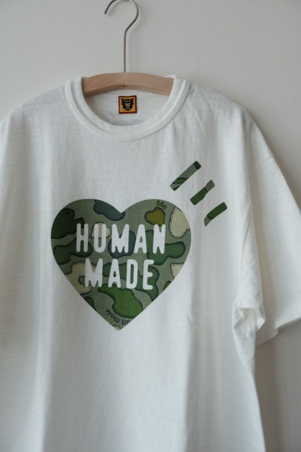 HUMAN MADE x KAWS GRAPHICS TEE 迷彩愛心T 