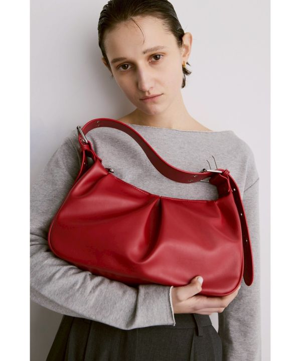 多孔背帶單肩包 