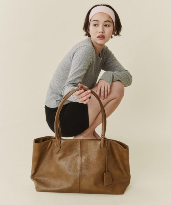 2way 復古皮革托特包 