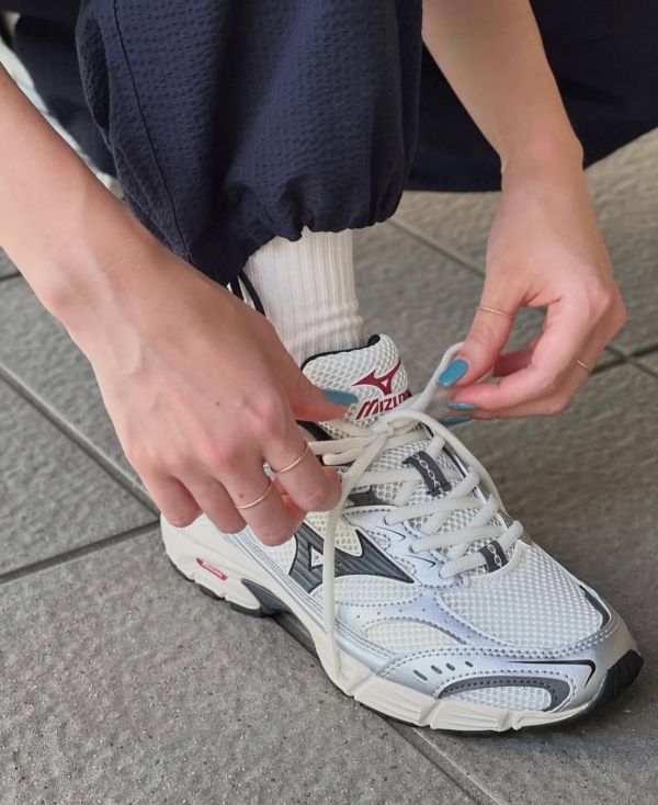 Mizuno MXR 灰銀/銀綠/米白銀（紅logo) 