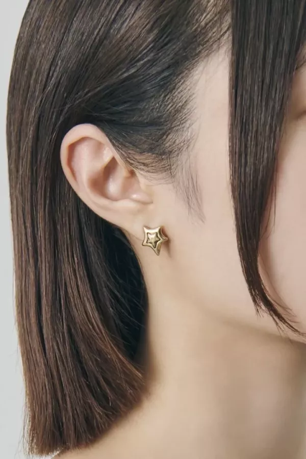 復古多層星形耳環 