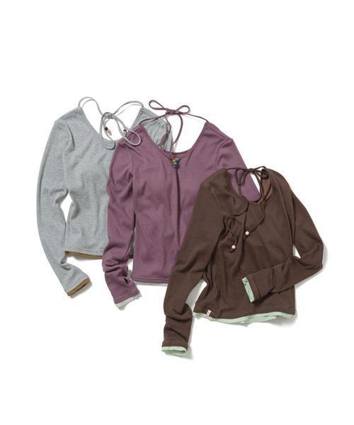 PAMM 日常疊穿綁繩上衣 (內含胸墊) 